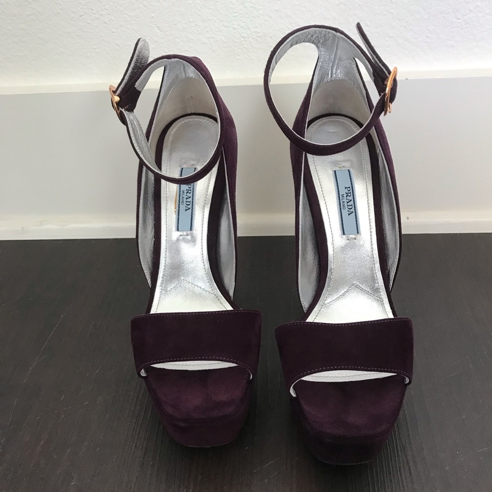 Prada Ankle Strap Platform Sandal - Picture 3 of 5
